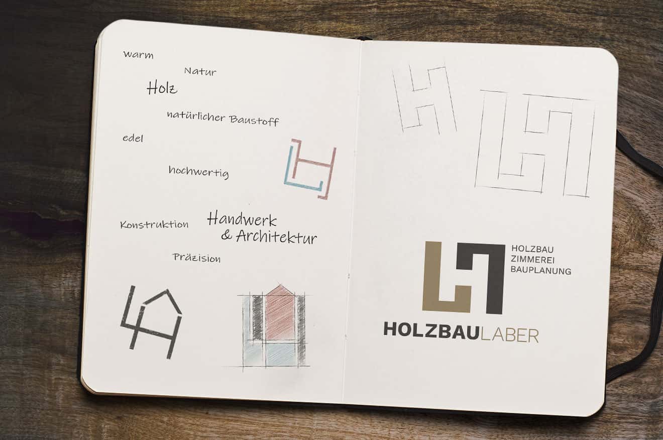 Holzbau-Laber-Logodesign
