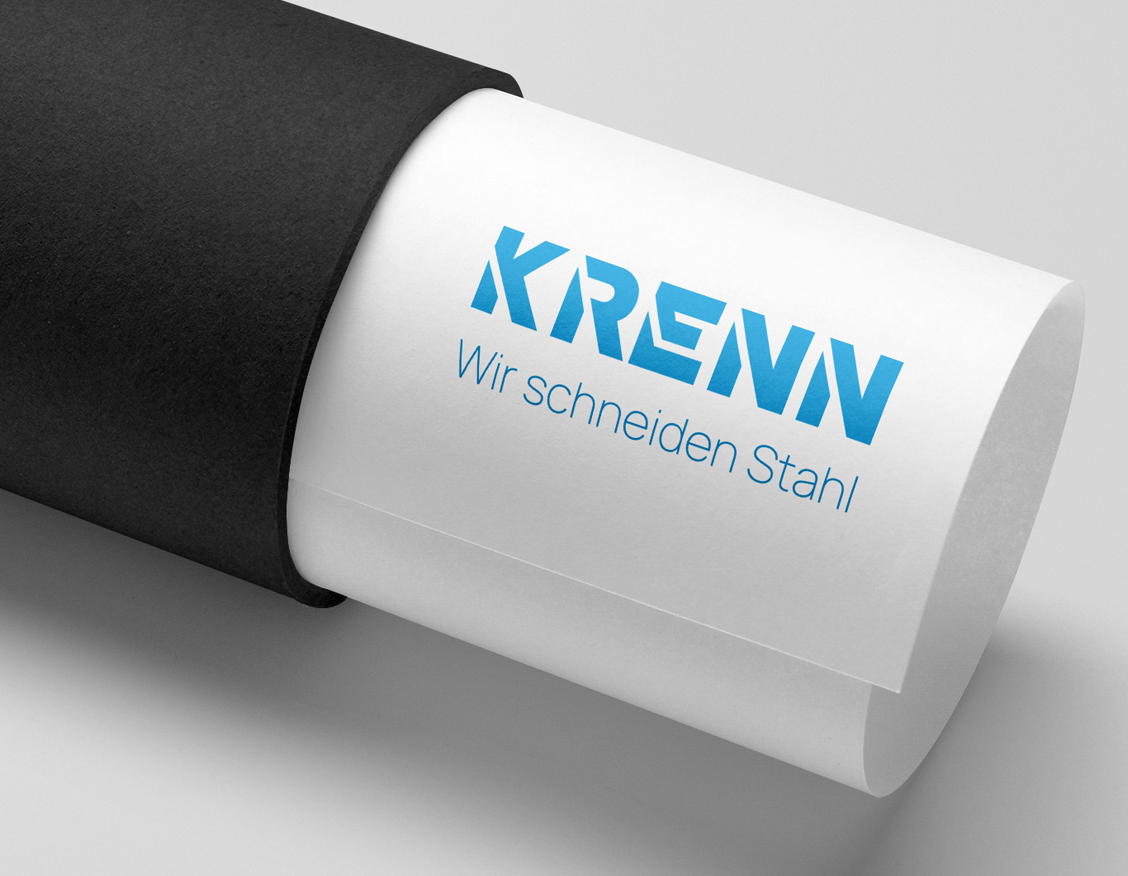 Logo Relaunch KRENN Briefpapier | creationell
